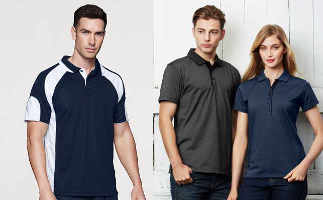 Browse an extensive range of polo shirts in our products drop down tab.